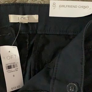 NWT - LOFT Girlfriend Chinos
